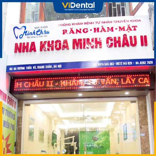 Tại nha khoa Minh Châu hiện đang sử dụng các trang thiết bị tiên tiến