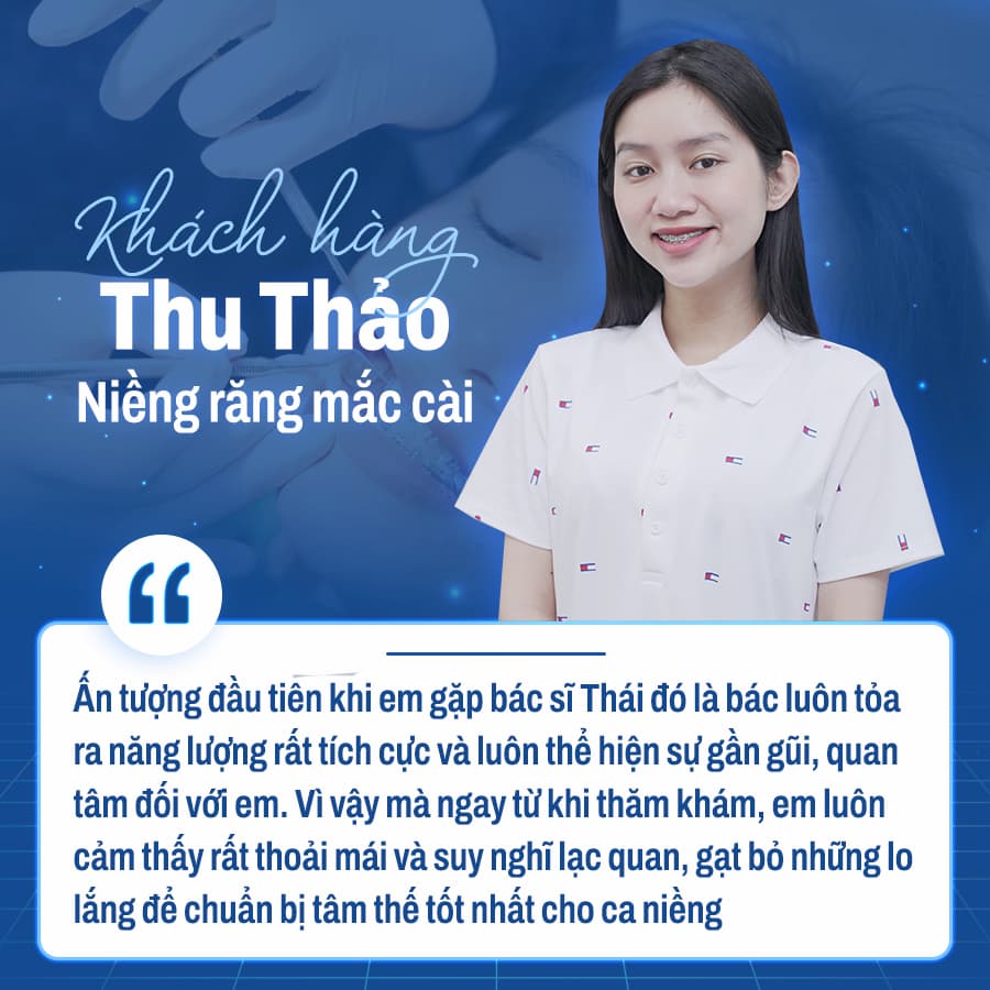 Ảnh khách hàng niềng răng vidental brace